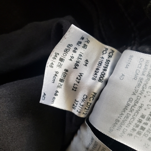 Levi's 529 Curvy Straight Jeans Black Faux Flap Pockets Women's 4 27x32 Denim - Picture 7 of 8